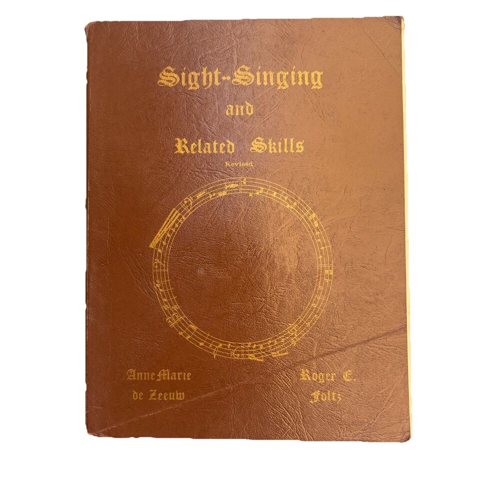 1973 Sight-Singing Related Skills Religious Ephemera Softcover Sheet Music Book